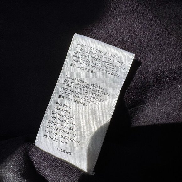 New Free People Jealousy Leather Moto Jacket We The Free Camel Brown Small - Picture 9 of 12